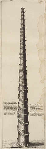 Etching of the Tower of Babel